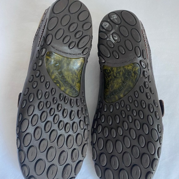 MERRELL Plaza Bandeau Women Mary Jane Slip On Leather Shoes w/Lynco Insole Sz 10 - Picture 15 of 16